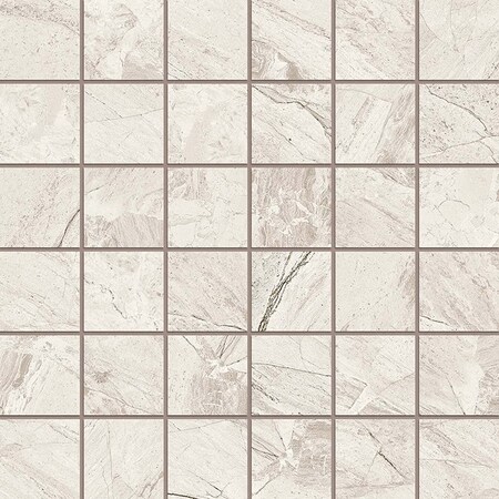 Apollo Tile Splendor 11.81 in. x 11.81 in. Matte Beige Porcelain Mosaic Wall and Floor Tile 5.81 sqft/case, 6PK IMP88EAWHMOS